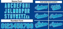 Royal Power Blue Raglan Sleeves Authentic Baseball Jersey 3