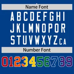 Royal Rainbow Pride Month Baseball Jersey 4