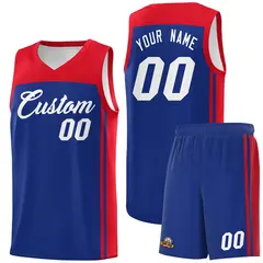 Royal Red Classic Sets Basketball Jersey