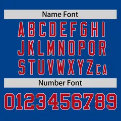 Royal Red Horizontal Stripe Pullover Baseball Jersey 4