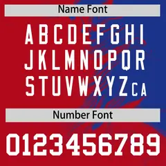 Royal Red Ink Pattern Authentic Baseball Jersey 4