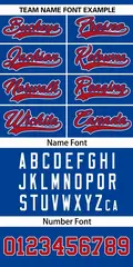 Royal Red Minnesota City Nightscape Baseball Jersey 3
