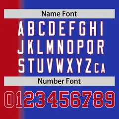 Royal Red Pinstripe Gradient Baseball Jersey 4
