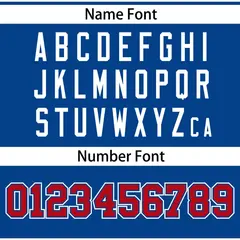 Royal Red Raglan Gradient Thick Stripe Baseball Jersey 4