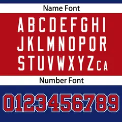 Royal-Red Raglan Sleeves Fashion Authentic Football Jersey 4