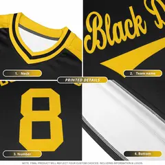 Royal Red Side Stripe Authentic Football Jersey 5