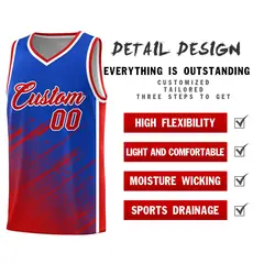 Royal Red Splash Basketball Kit for Team Play 2