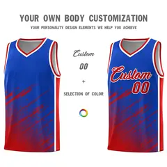 Royal Red Splash Basketball Kit for Team Play 3