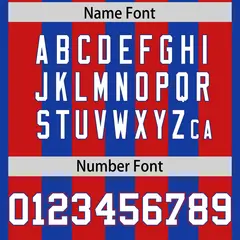 Royal Red Thick Stripe Authentic Football Jersey 4