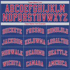 Royal Red-White Classic Athletic Basketball Jersey 4