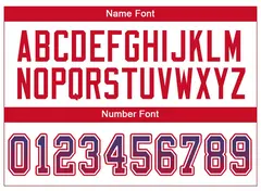 Royal Red-White Drift Fashion Mesh Authentic Football Jersey 3