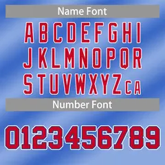 Royal Red-White Gradient Fashion Authentic Baseball Jersey 4
