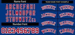 Royal Red-White Orange Pullover Baseball Jersey 3