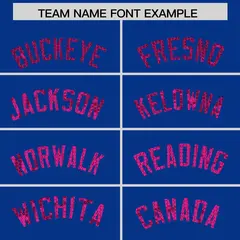 Royal Sequined Trim Athletic Basketball Jersey 3
