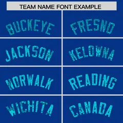 Royal Sequined Trim Athletic Basketball Jersey 3