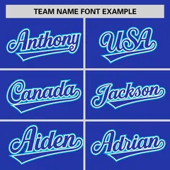 Royal-Sky Blue Raglan Sleeves Authentic Baseball Jersey 3
