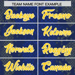 Royal Snakeskin Graffiti Pattern Authentic Football Jersey 3