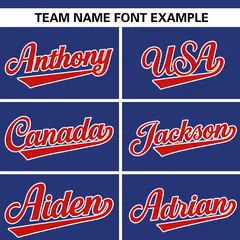 Royal Stand Collar Classic Baseball Jersey 3