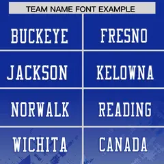 Royal Star Gradient Flag Football Jersey 3