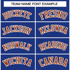 Royal Texas Orange-White Raglan Varsity Full-Snap Letterman Jacket 3