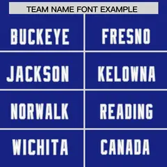 Royal Two-Tone Shoulder Cut Authentic Football Jersey 3