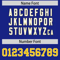 Royal Two-Tone Shoulder Cut Authentic Football Jersey 4