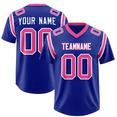 Royal Two-Tone Shoulder Cut Authentic Football Jersey 1