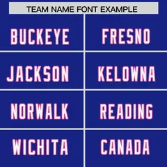 Royal Two-Tone Shoulder Cut Authentic Football Jersey 3