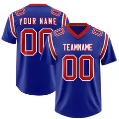 Royal Two-Tone Shoulder Cut Authentic Football Jersey 1