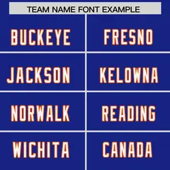 Royal Two-Tone Shoulder Cut Authentic Football Jersey 3