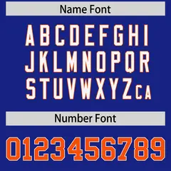 Royal Two-Tone Shoulder Cut Authentic Football Jersey 4