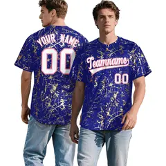 Royal White Black & Shiny Gold Cracked Foil Mesh Baseball Jersey 1