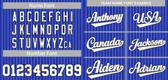 Royal White-Black Stripe Authentic Fashion Baseball Jersey 3