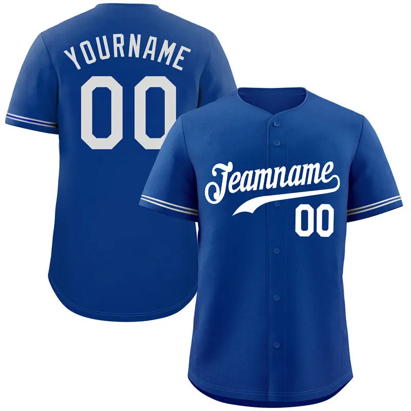Royal White Classic Authentic Baseball Jersey