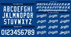 Royal White Classic Authentic Baseball Jersey 3
