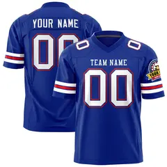 Royal White Classic Authentic Football Jersey