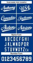 Royal White Classic Style Two-Button Softball Jersey 3