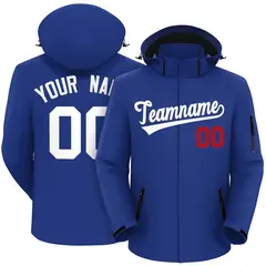 Royal White Classic Style Waterproof Jacket