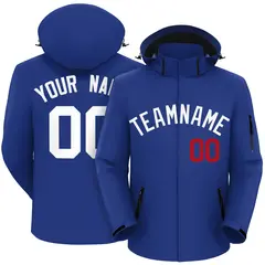 Royal White Classic Style Waterproof Jacket