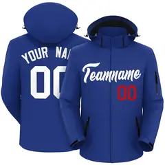Royal White Classic Style Waterproof Jacket