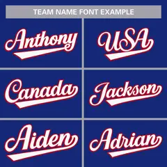 Royal White Full Button Classic Authentic Baseball Jersey 3