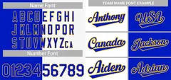 Royal White-Gold Split Fashion Baseball Jersey 3