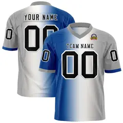 Royal White-Gray Gradient Fashion Authentic Football Jersey 1