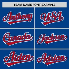 Royal White Half Stripe Authentic Baseball Jersey 3
