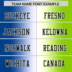 Royal White-Neon Green Gradient Football Jersey 3