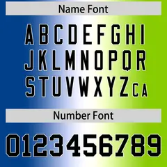 Royal White-Neon Green Gradient Football Jersey 4