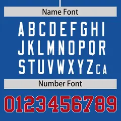 Royal White Phonetic Rhythm Authentic Baseball Jersey 4