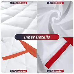 Royal White Pinstripe Raglan Varsity Letterman Baseball Jacket 5