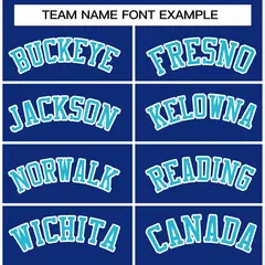 Royal White Raglan Varsity Full-Snap Letterman Jacket 3