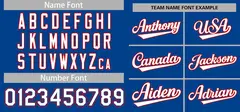 Royal White-Red Authentic Classic Baseball Jersey 3